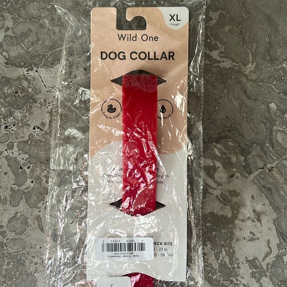 Wild One Collar Size XL - Red New w/Tag - Picture 4 of 9
